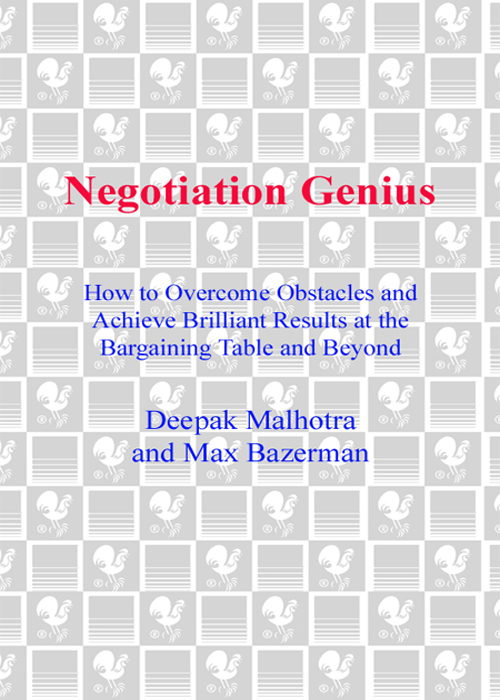 Negotiation Genius cover