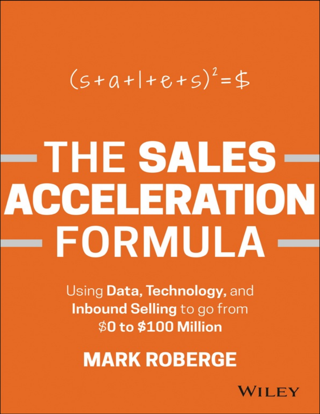 The Sales Acceleration Formula cover