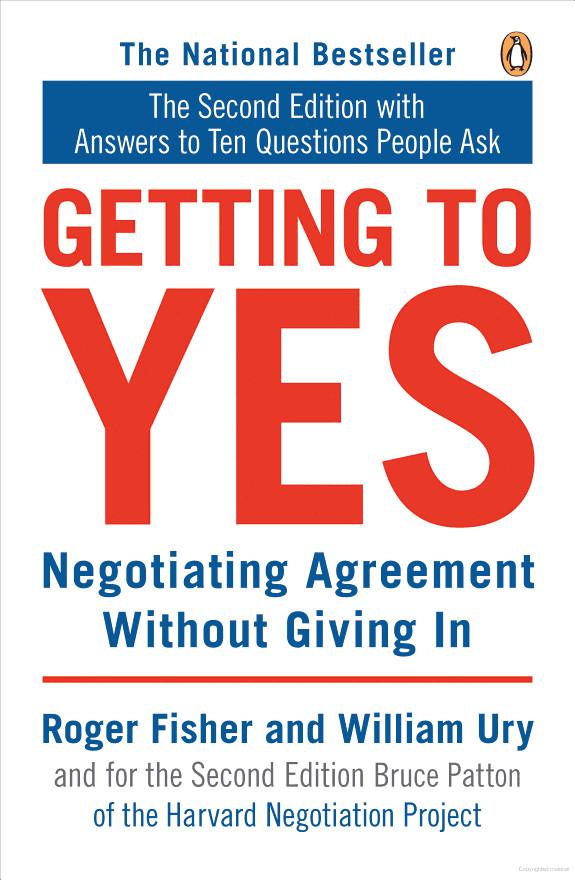 Getting to Yes cover