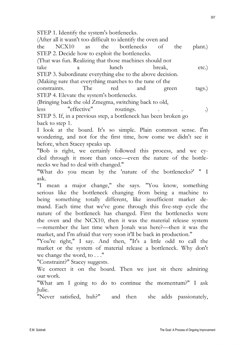 Book page — focusing steps context