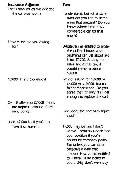 Negotiation jujitsu
