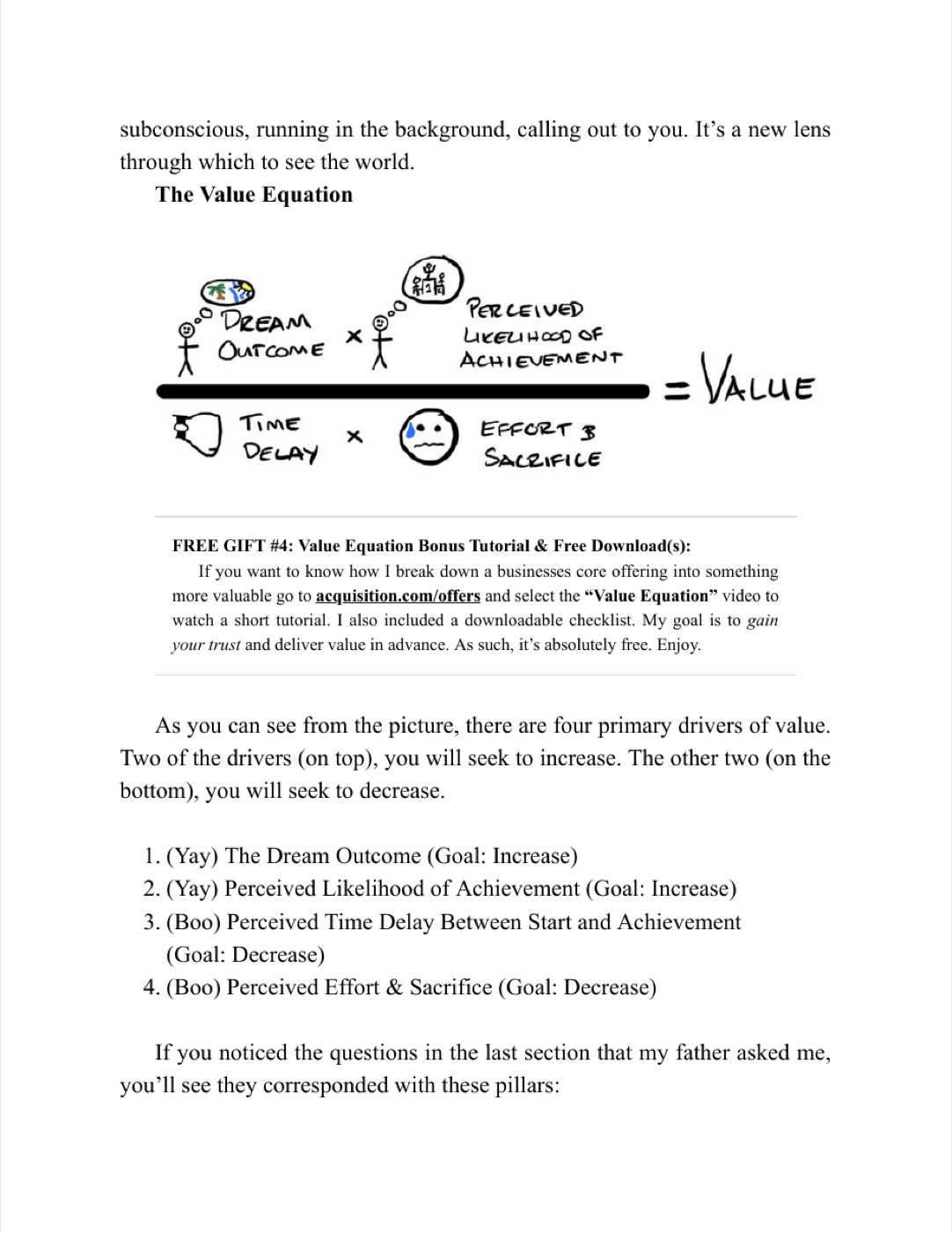 The Value Equation