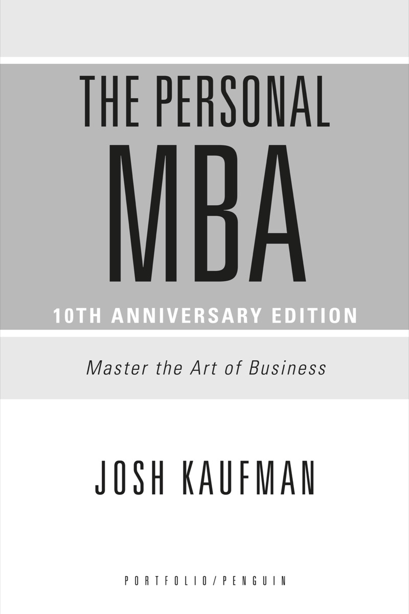 Personal MBA title page