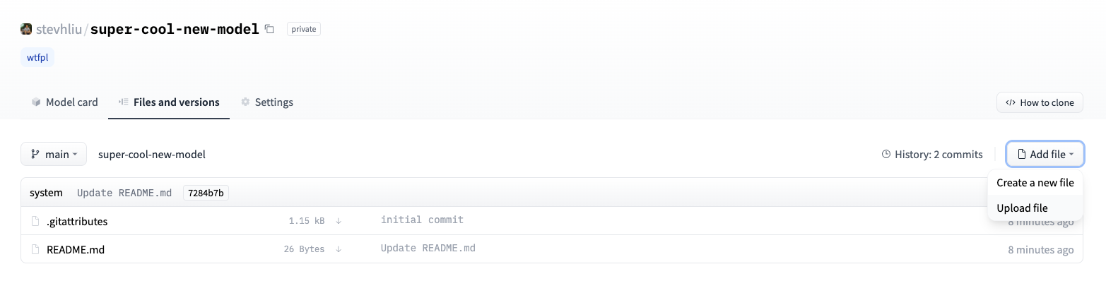 Uploading files to a Hub repo β Source: Hugging Face